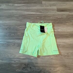 Fabletics Light Green Bike Shorts